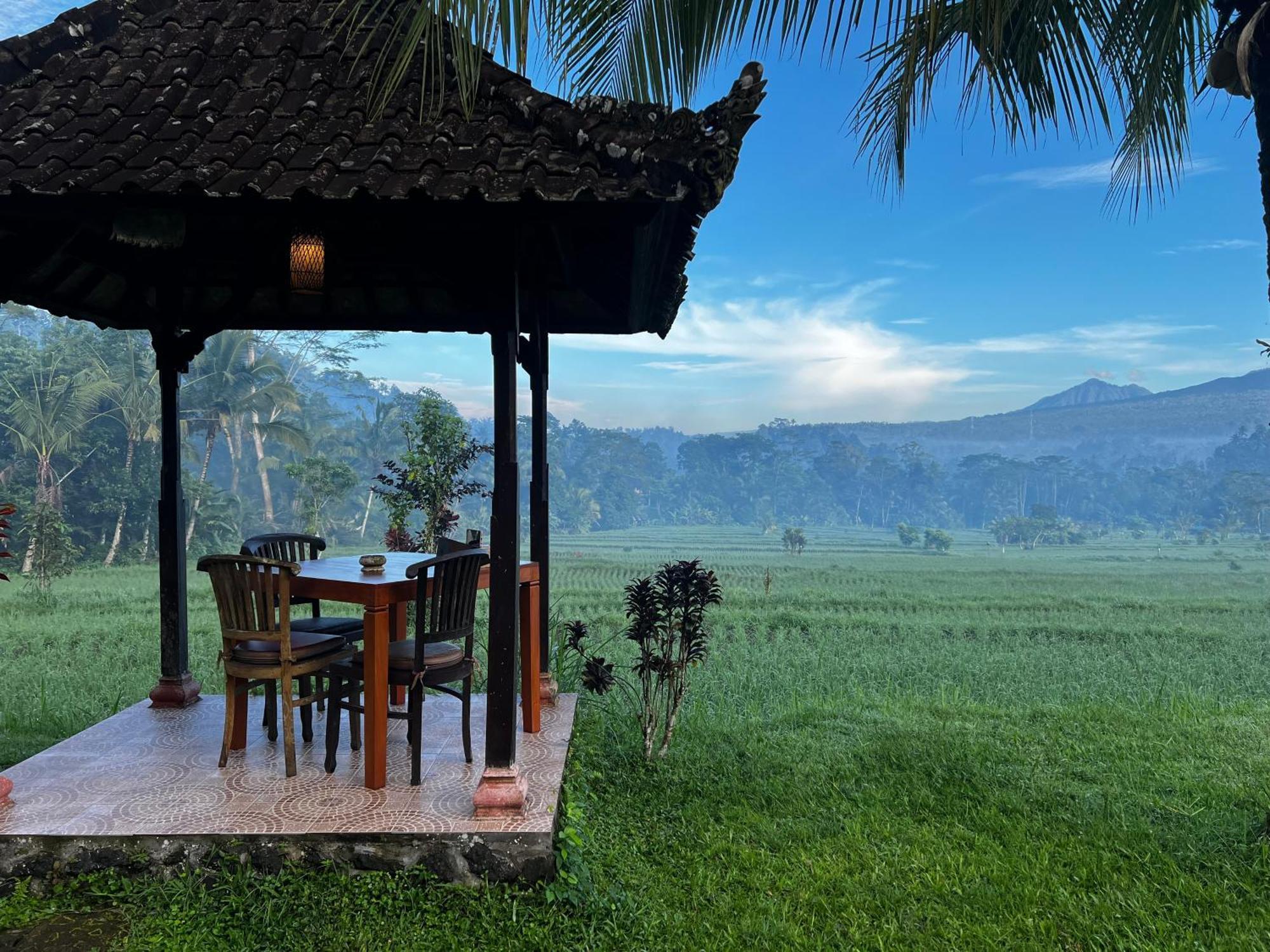 Great Mountain Views Villa Resort Selat Bagian luar foto